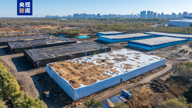 哈尔滨冰雪大世界存冰启用准备工作开始