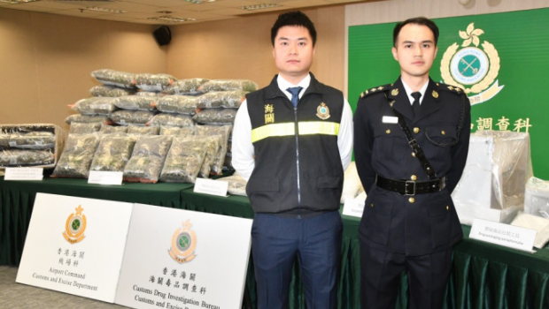 海关连破3宗航空贩毒案