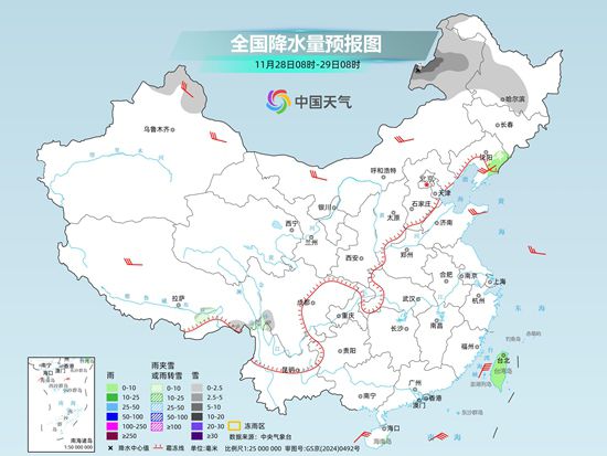 南方多地干燥程度同期少见 明天东北等地降雪明显增强