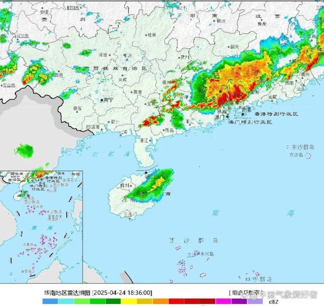 大暴雨南下广东 狂风突袭华南多地
