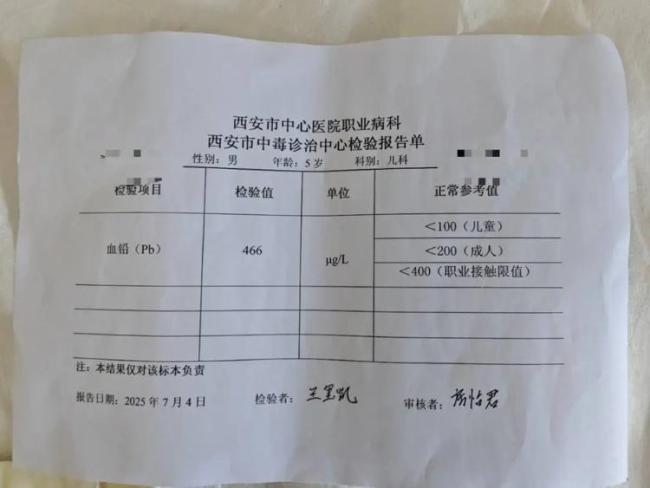 专家称儿童铅中毒影响智商不可逆