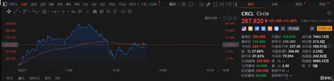 稳定币第一股暴涨24%