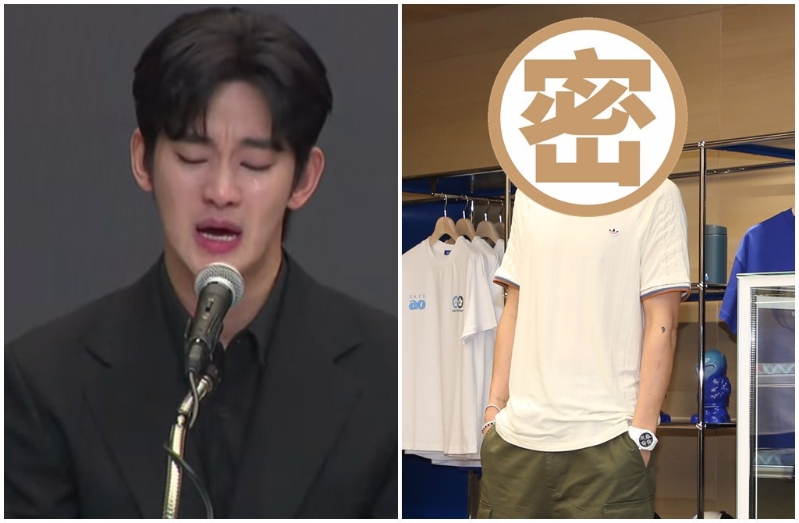 对比金秀贤记者会，网点名「他」道歉记者会是最佳典范。（图／AP、中时资料照）