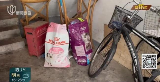 上海很多小区出现了智能猫屋