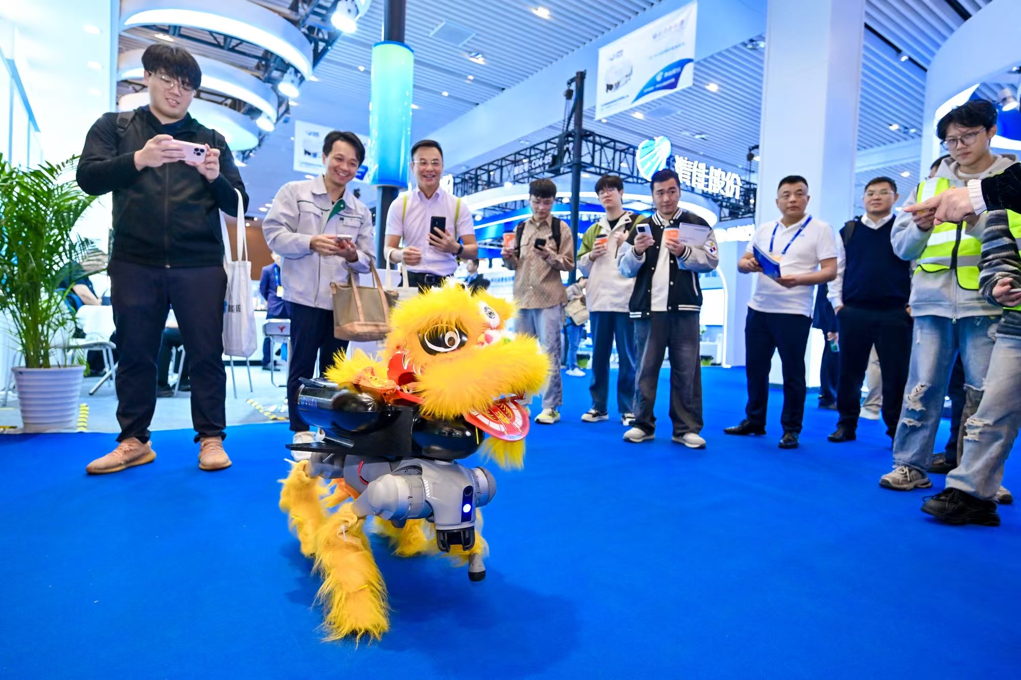 云韬氢能氢能“小狮子”吸引关注。来源：受访人提供