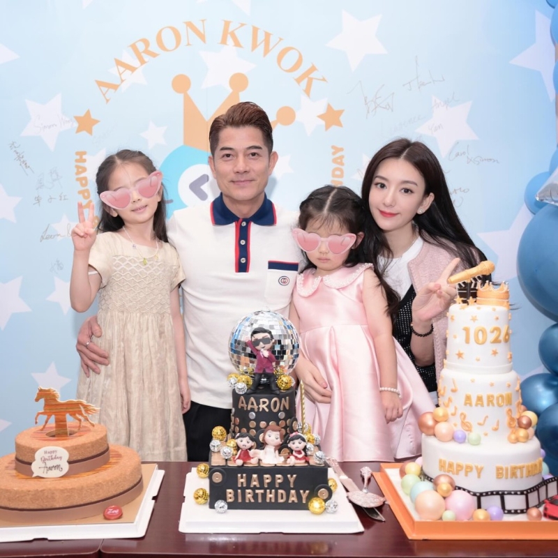 郭富城与小22年太太方媛(Moka)结婚8年。 郭富城与小22年太太方媛(Moka)结婚8年。