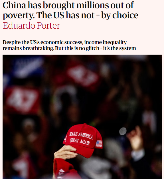 全球媒体聚焦 | 英媒：美国的制度性选择让贫困人口不断增加