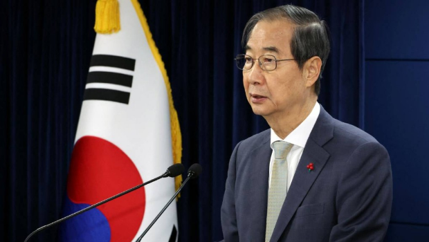 韩国国务总理韩德洙。