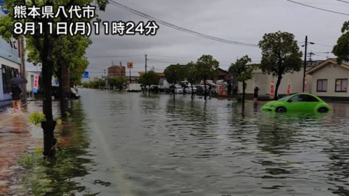 日本九州暴雨多人失踪