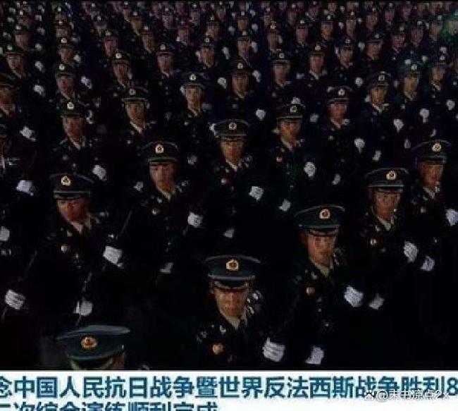 阅兵训练现场脚步声整齐震撼