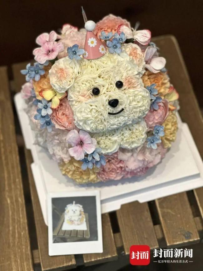 女生卖小狗花束月入3万