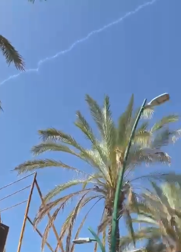 以军称有两枚火箭弹自加沙北部向以发射