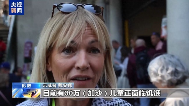 欧洲多国民众声援巴勒斯坦民众