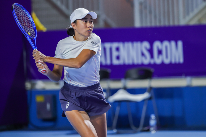 张帅成功淘汰对手挺进八强。图源:WTA国际女子网球协会