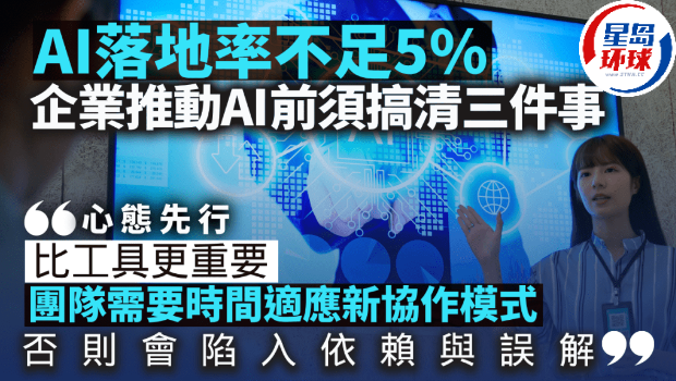 AI落地率不⾜5% AI落地率不⾜5%