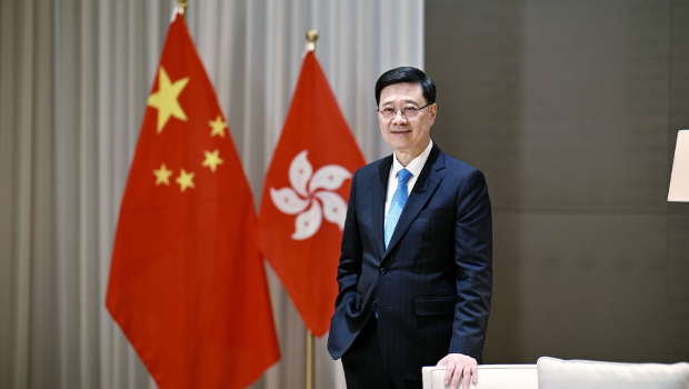 行政长官李家超接受《星岛》专访。
