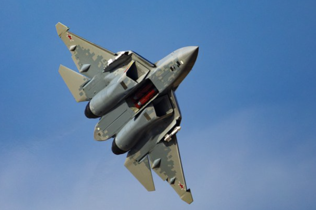 心脏升级！俄苏57战机换装新发动机成功首飞：推力暴涨呼啸升空