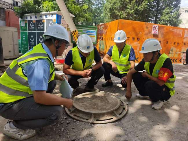 北京通州7个老旧小区“地下生命线”焕新工程全面启动