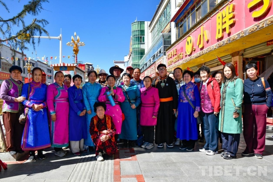 高原银发旅行热 西藏不再是远方