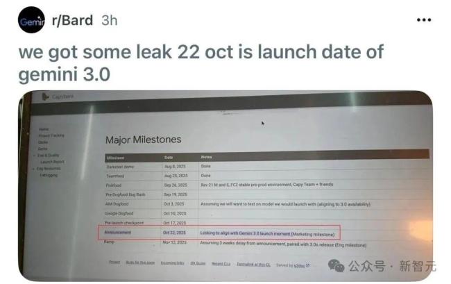 谷歌Gemini 3.0「全家桶」年度压轴，前端不再需要人类，下周王者降临