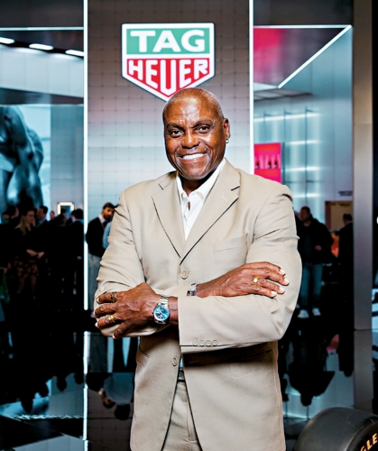 Carl Lewis @Tag Heuer Carl Lewis @Tag Heuer