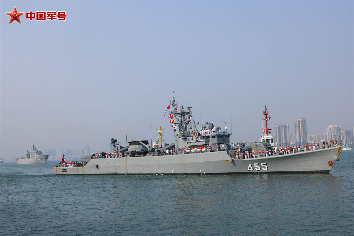 中泰海军联合训练将举行 泰方联训兵力抵达湛江