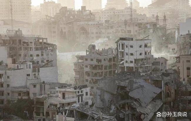 加沙已是一片废墟