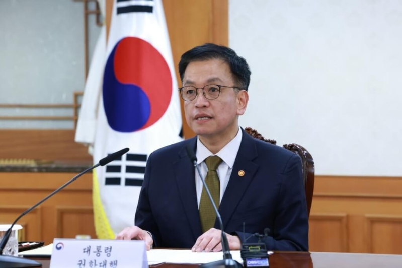 韩国经济副总理崔相穆。韩联社.jpg 韩国经济副总理崔相穆。韩联社.jpg