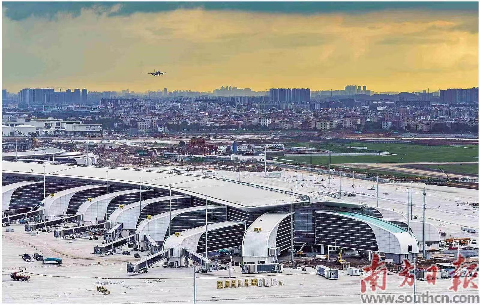 白云机场T3航站楼投运后，广州白云国际机场将进入“三楼五跑道”时代。南方日报记者 石磊 摄