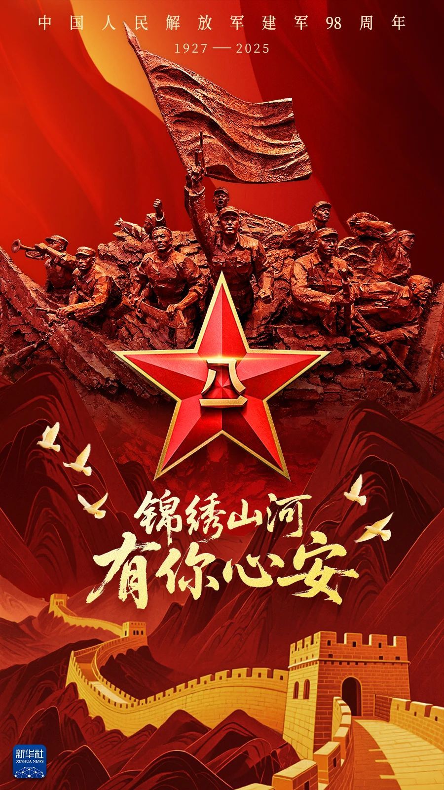 人民军队,生日快乐! 人民军队,生日快乐!