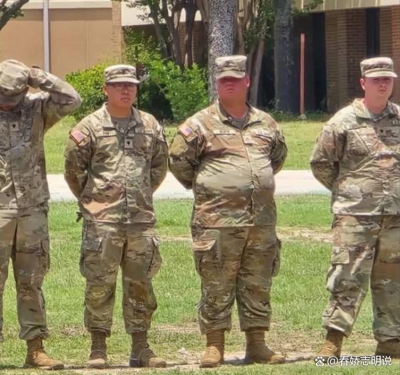 美国大兵胖成球,防长气疯急挽尊