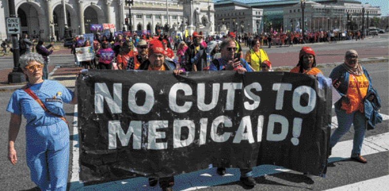 反对削减Medicaid