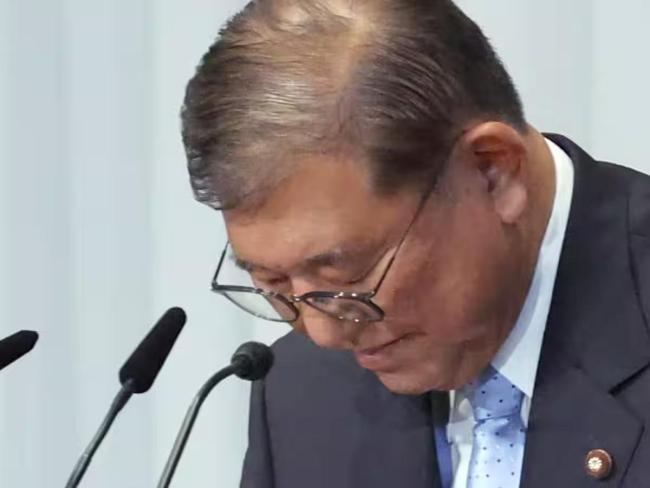 多名自民党成员公开要求石破茂辞职