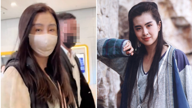 王祖贤昨被网友目击现身上海浦东机场，状态颇佳。
