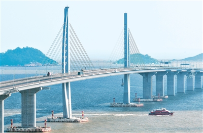 港珠澳大桥客流量超9300万人次 港珠澳大桥客流量超9300万人次