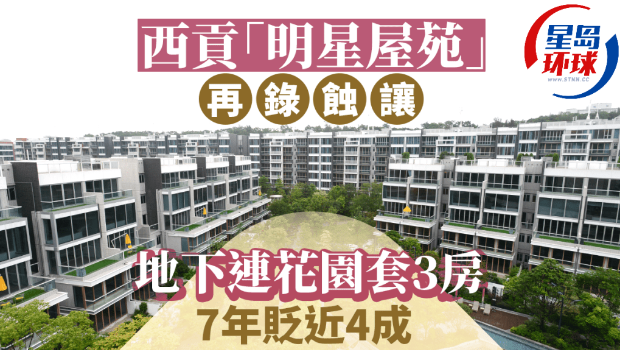 西贡“明星屋苑”傲泷再录蚀让 西贡“明星屋苑”傲泷再录蚀让