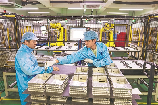 制造业企业生产忙 制造业企业生产忙