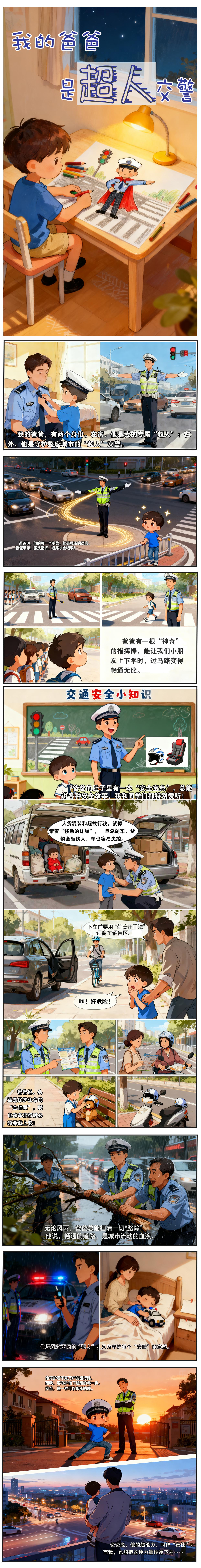 我的爸爸是“超人”交警