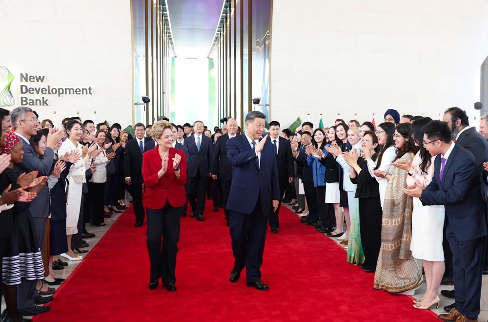 习近平访问金砖国家新开发银行 习近平访问金砖国家新开发银行