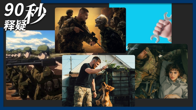 90秒｜暗黑僵尸到温馨军旅：从乌克兰征兵广告看俄乌战局演变