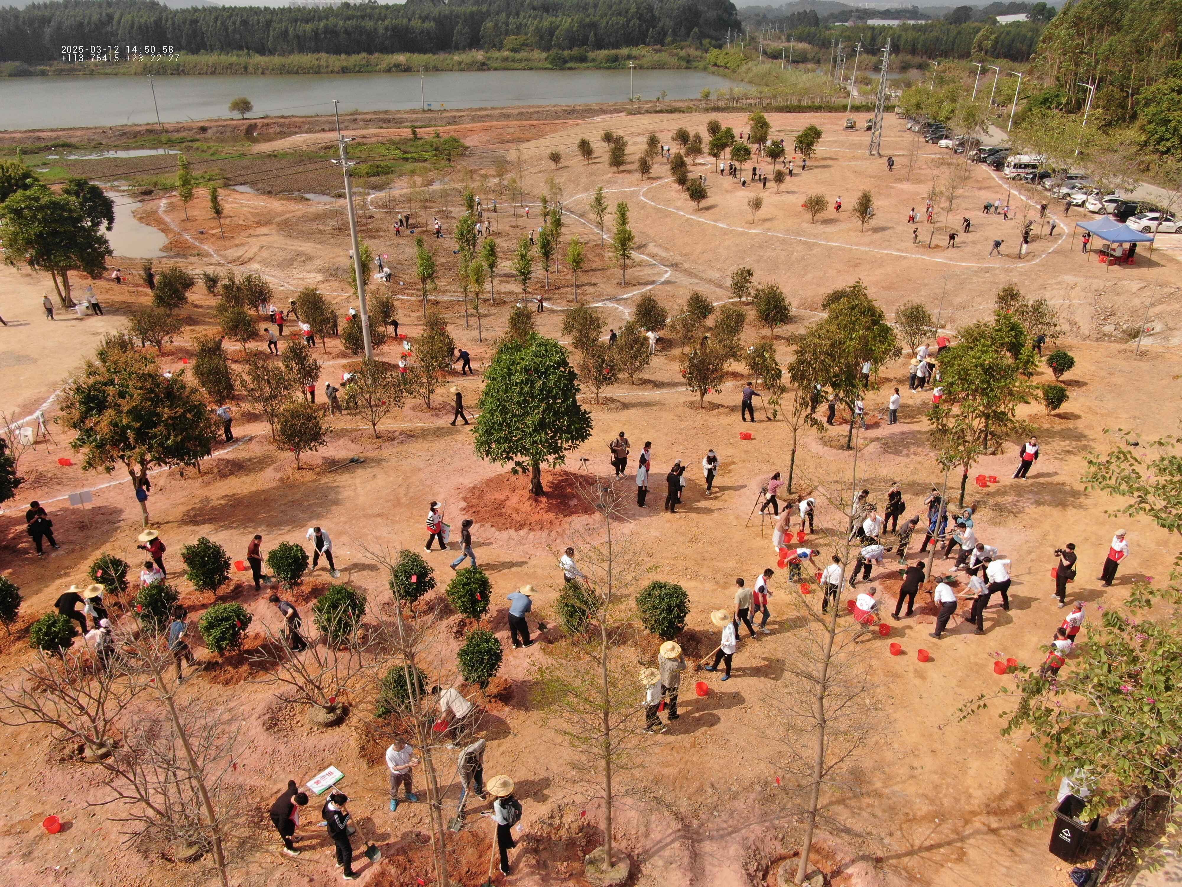 广州增城石滩镇増塘基地（通讯员供图）