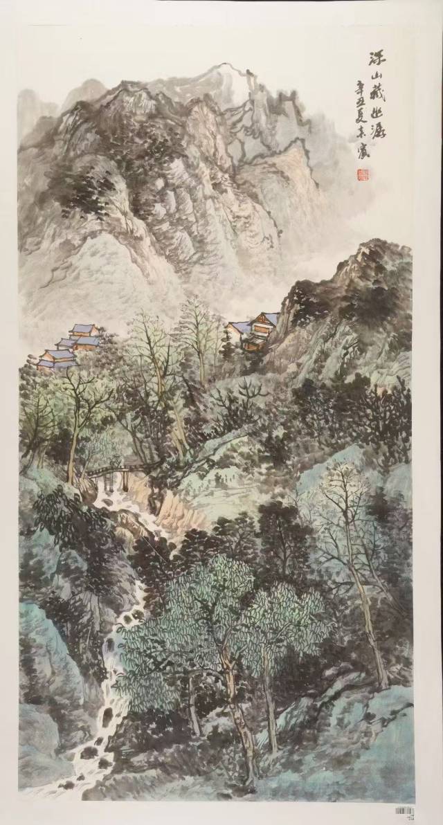 曹来宾《深山藏幽潺》
