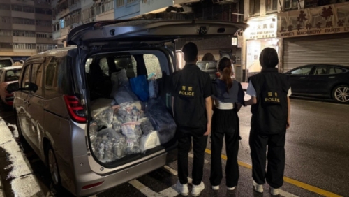 警旺角捣破制毒工场 警旺角捣破制毒工场
