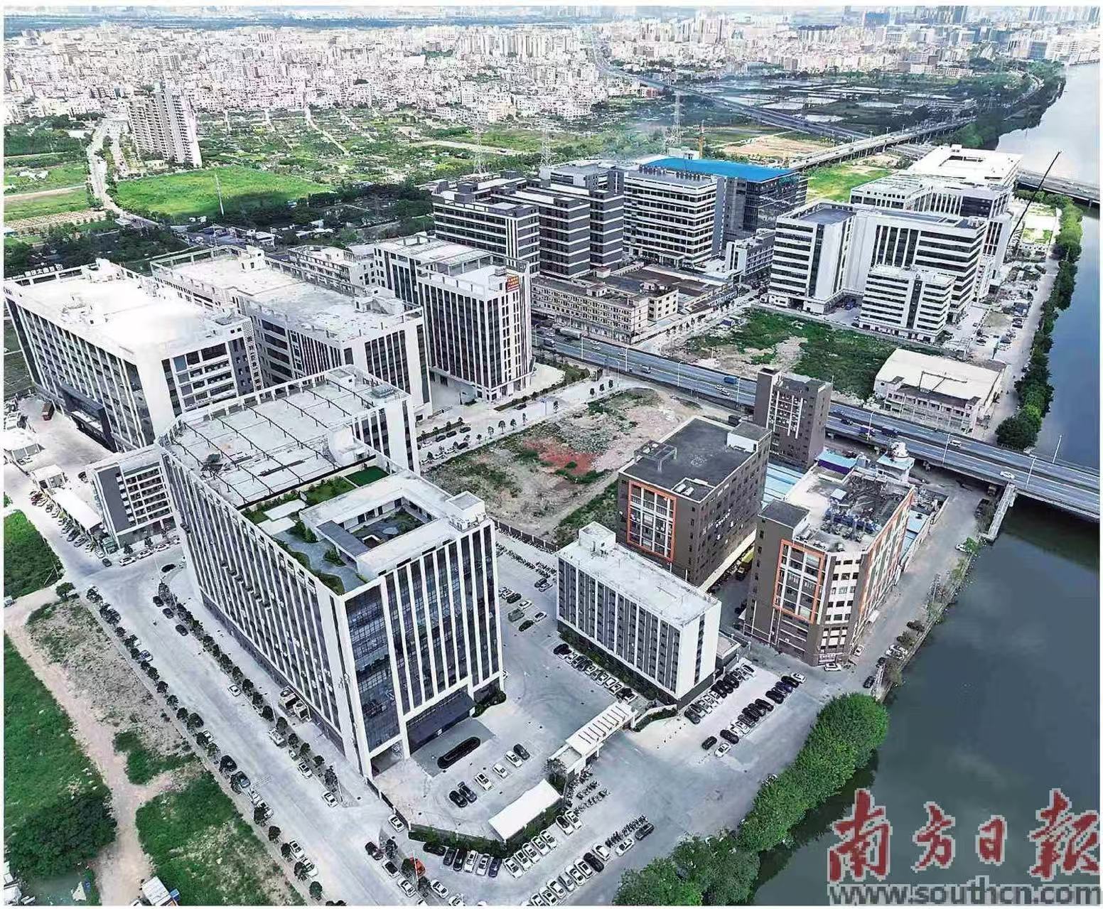 改造后的中山市横栏镇裕祥工业园。南方日报记者 张梓望 摄