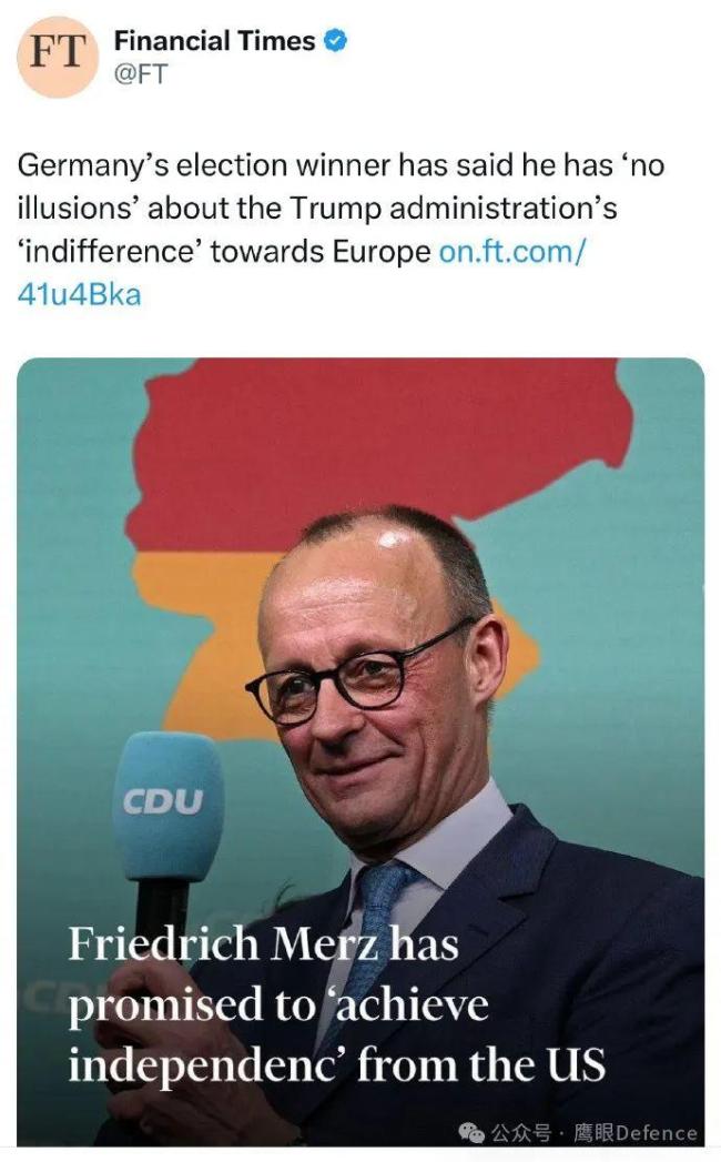 德国新当选的总理给了乌克兰一剂强心针，泽连斯基终又支棱起来