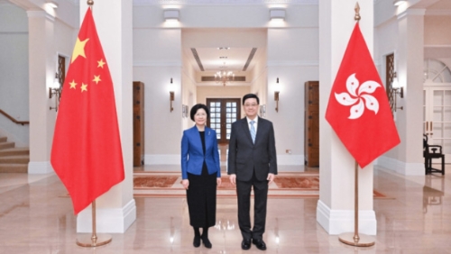 海关总署署长孙梅君访港 海关总署署长孙梅君访港