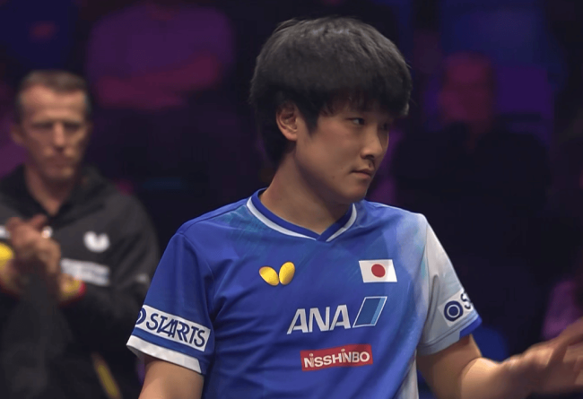 张本智和不敌奥恰洛夫无缘男单8强