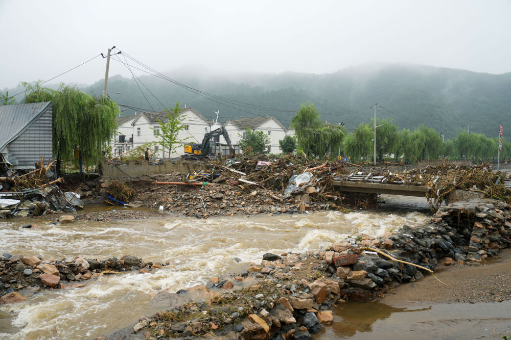 北京密云抗击暴雨灾害一线见闻 北京密云抗击暴雨灾害一线见闻