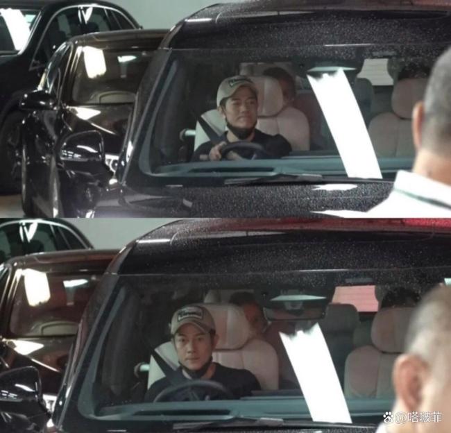 郭富城亲自驾车接三宝出院