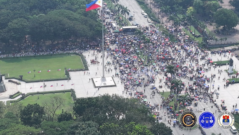 菲律宾首都爆发大规模抗议